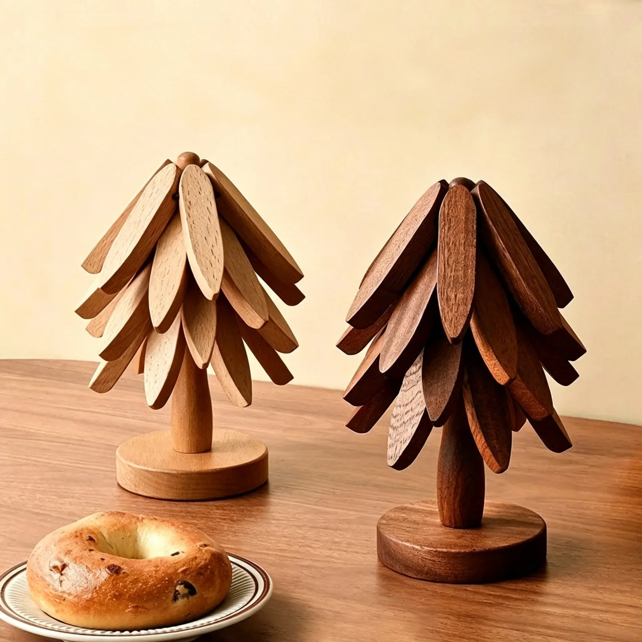Wooden Trivets for Hot Dishes Decorative Christmas Tree Shape, Kitchen Wood Tree Trivet for Hot Pots and Pans, Non Slip Wooden Table Protector for Dining Table Home Christmas Festival Decoration
Wooden Trivets for Hot Dishes Decorative Christmas Tree Shape, Kitchen Wood Tree Trivet for Hot Pots and Pans, Non Slip Wooden Table Protector for Dining Table Home Christmas Festival Decoration