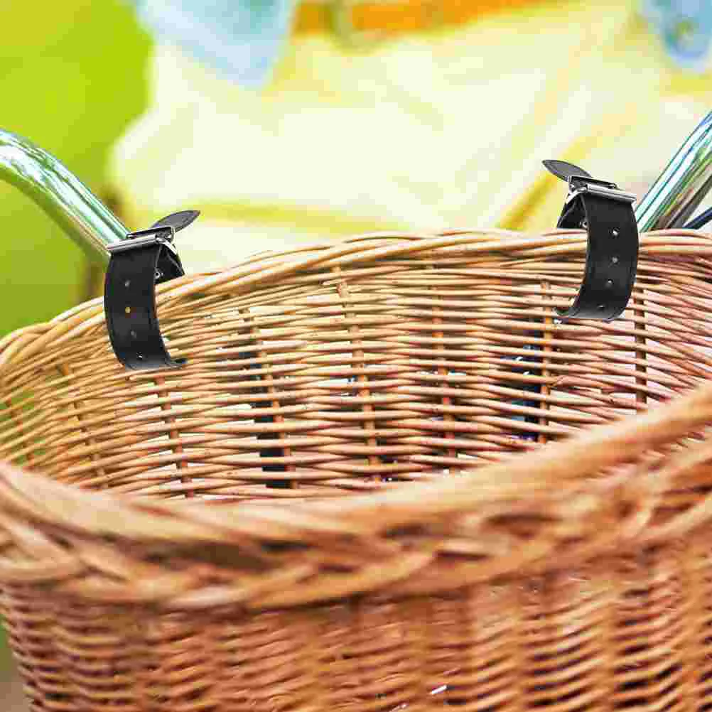 2 Pairs Bike Basket Straps Toddler Accessories Scooter Pu Attachment Bicycle Front
2 Pairs Bike Basket Straps Toddler Accessories Scooter Pu Attachment Bicycle Front