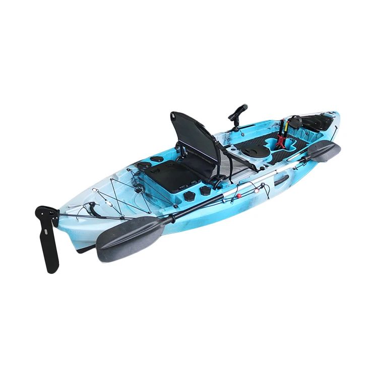 10.5FT Fishing Kayak with Pedal Drive System Single Seat One Person SIt on Top Plastic for Fishing 
10.5FT Fishing Kayak with Pedal Drive System Single Seat One Person SIt on Top Plastic for Fishing