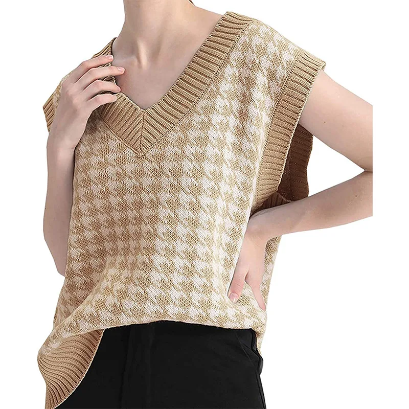 Women's Knitted Vest Autumn Winter V-ne Svel id Pattern Faionable Comfortable Breathable Eco-friendly Triacetate ...
Women's Knitted Vest Autumn Winter V-ne Svel id Pattern Faionable Comfortable Breathable Eco-friendly Triacetate ...