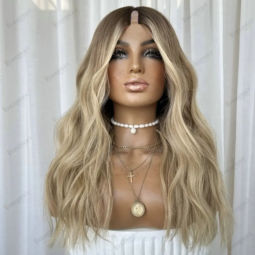 Ombre Ash Blonde U Part Wig Human Hair for Women Easy to Install Loose Wave Glueless 1*4 Size V Part Wigs European Human Hair Wi
Ombre Ash Blonde U Part Wig Human Hair for Women Easy to Install Loose Wave Glueless 1*4 Size V Part Wigs European Human Hair Wi