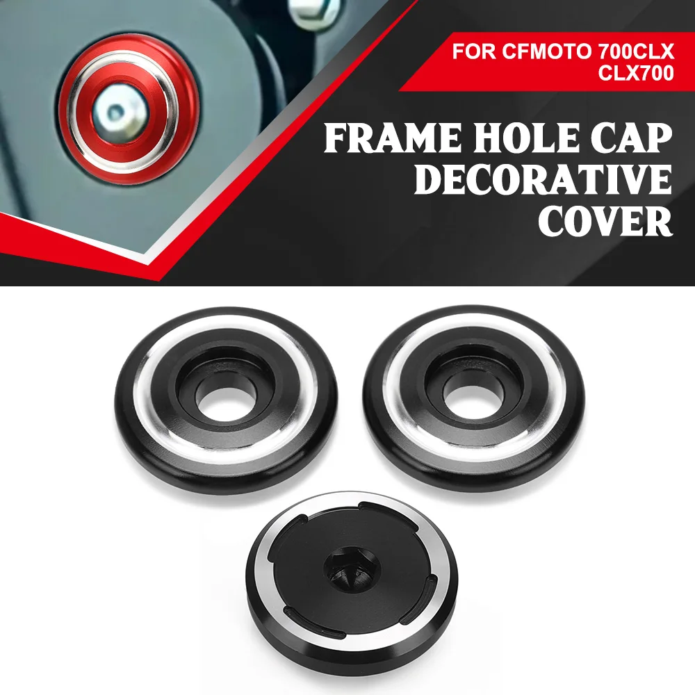 For CFMOTO 700CLX CL-X 700 CLX700 Frame Hole Cover Caps Plug Decorative Frame Cap Set CNC Accessories CF MOTO CL-X700 700CL-X
For CFMOTO 700CLX CL-X 700 CLX700 Frame Hole Cover Caps Plug Decorative Frame Cap Set CNC Accessories CF MOTO CL-X700 700CL-X