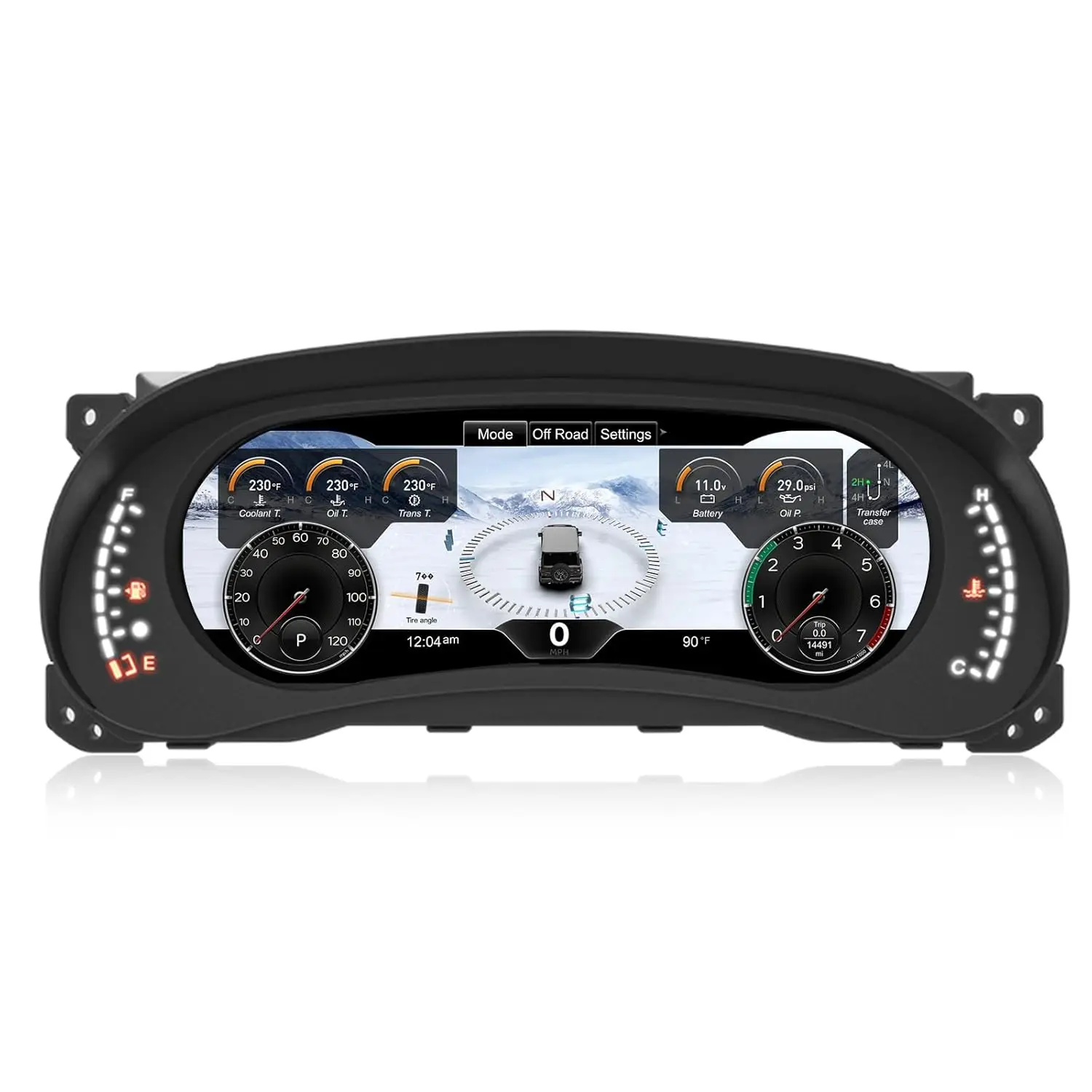 12.3" Digital Dash Instrument Cluster for Jeep Wrangler JK 2011-2017 Digital Cluster Instrument Speedometer Replacement Aftermarket Digital Dash Cluster
12.3" Digital Dash Instrument Cluster for Jeep Wrangler JK 2011-2017 Digital Cluster Instrument Speedometer Replacement Aftermarket Digital Dash Cluster