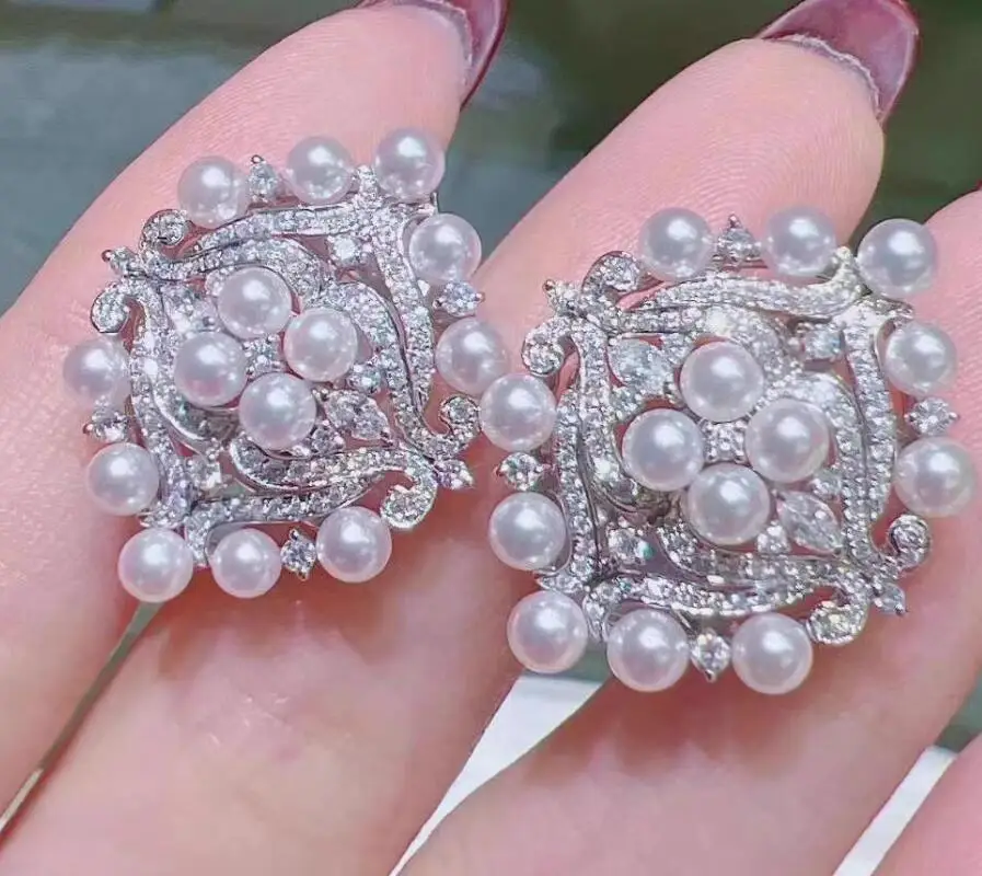 Charming New Design South Sea 2-3mm Round White Pearl Earring Sterling Silver 925 Earrings
Charming New Design South Sea 2-3mm Round White Pearl Earring Sterling Silver 925 Earrings