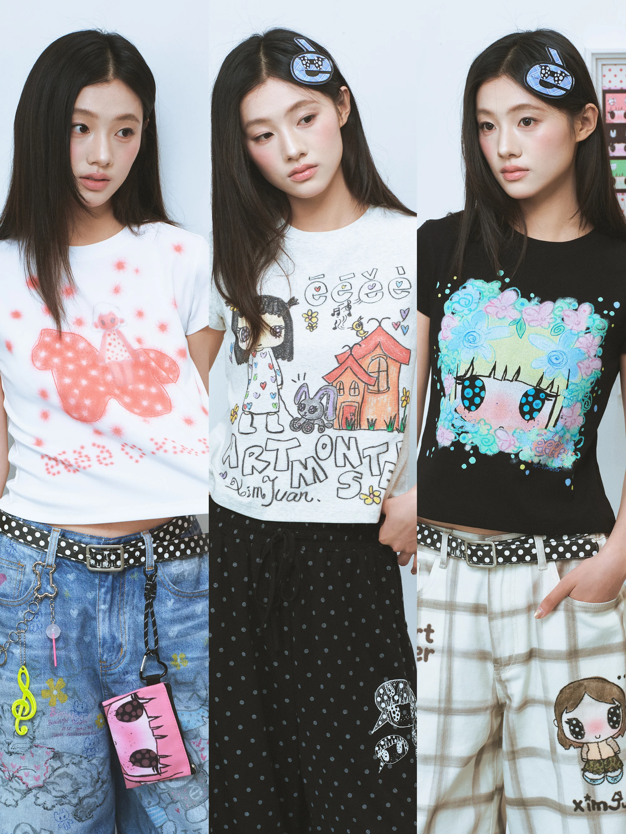 Hand-Drawn Graffiti Print Slim Fit Short Sleeve T-Shirt Cute Summer Youthful Energy Style Women's Fashion Cotton Blend Tee
Hand-Drawn Graffiti Print Slim Fit Short Sleeve T-Shirt Cute Summer Youthful Energy Style Women's Fashion Cotton Blend Tee