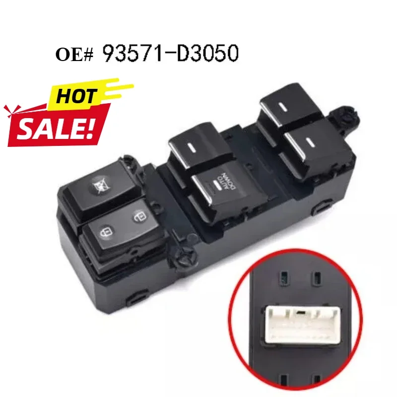 93571-D3050 Car Power Window Switch 93571D3050 Door Lock Switch For Hyundai Tucson 2016-2021
93571-D3050 Car Power Window Switch 93571D3050 Door Lock Switch For Hyundai Tucson 2016-2021