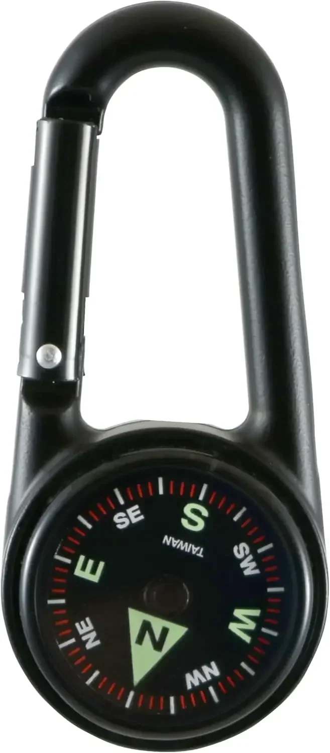 Carabiner Compass: Liquid-Filled, Luminous, Compact & Lightweight for Hiking
Carabiner Compass: Liquid-Filled, Luminous, Compact & Lightweight for Hiking