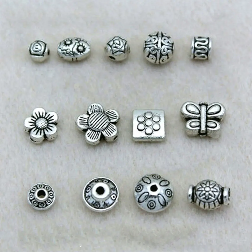 65pcs Alloy Spacer Beads Vintage Mixed Pendants Jewelry Accessories for Necklace Bracelet Earrings Charms
65pcs Alloy Spacer Beads Vintage Mixed Pendants Jewelry Accessories for Necklace Bracelet Earrings Charms