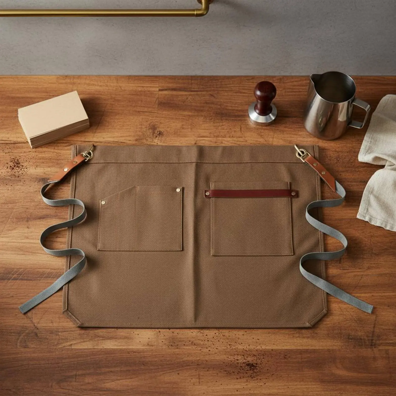 Short Waist Apron with Pockets Long-Lasting Server Apron with Pockets Machine Easy-Care Reinforced Stitching for Servers
Short Waist Apron with Pockets Long-Lasting Server Apron with Pockets Machine Easy-Care Reinforced Stitching for Servers