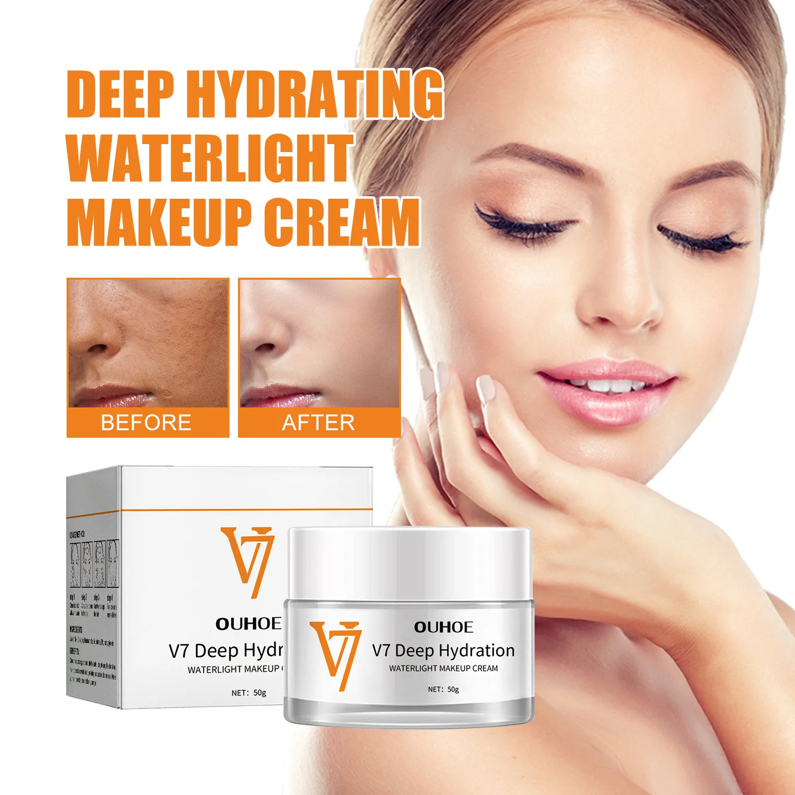 50G Collagen Natural Face Cream for Women, Hydrating & Whitening Moisturizer for Skin - Beauty Health Cream for Face Skin Care
50G Collagen Natural Face Cream for Women, Hydrating & Whitening Moisturizer for Skin - Beauty Health Cream for Face Skin Care