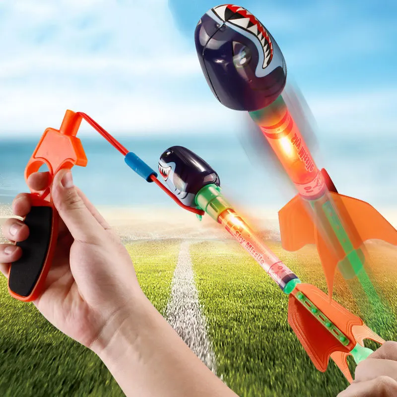 PB Playful Bag Children's Outdoor Rocket Launching Slingshot Flying Arrow Toy Kid Sports Education Gift PU Luminous Missile TG44
PB Playful Bag Children's Outdoor Rocket Launching Slingshot Flying Arrow Toy Kid Sports Education Gift PU Luminous Missile TG44