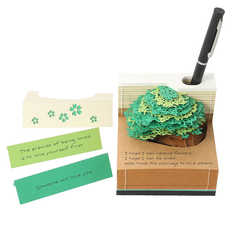 Paper Treehouse 3D Block Notepaper Cube Led Lighted Crative Gift For Student Office Stationery Simple Tear Memo Pads Notepad
Paper Treehouse 3D Block Notepaper Cube Led Lighted Crative Gift For Student Office Stationery Simple Tear Memo Pads Notepad