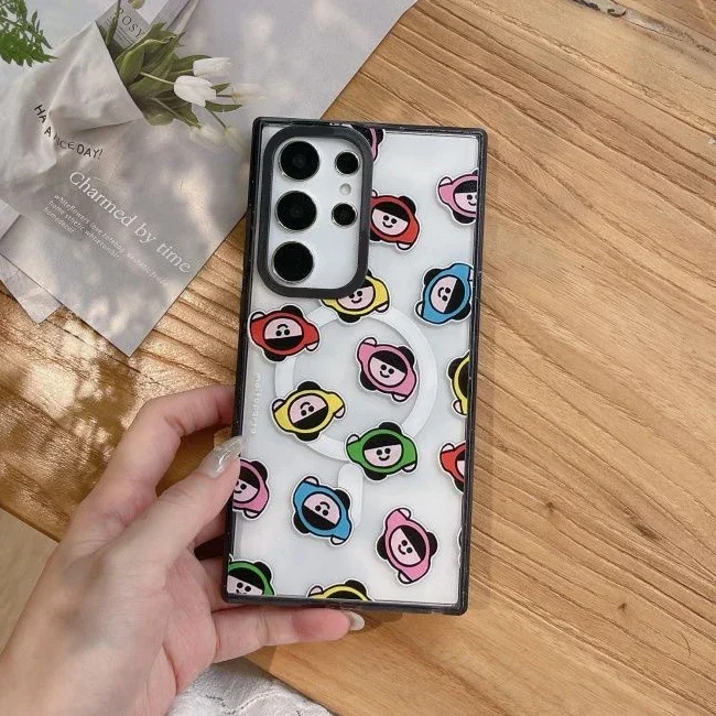 Cartoon Kids Acrylic Black Border Case for Samsung Galaxy S22 Ultra S23 Ultra S24 Ultra S24 + Plus Cover Protective Shell
Cartoon Kids Acrylic Black Border Case for Samsung Galaxy S22 Ultra S23 Ultra S24 Ultra S24 + Plus Cover Protective Shell