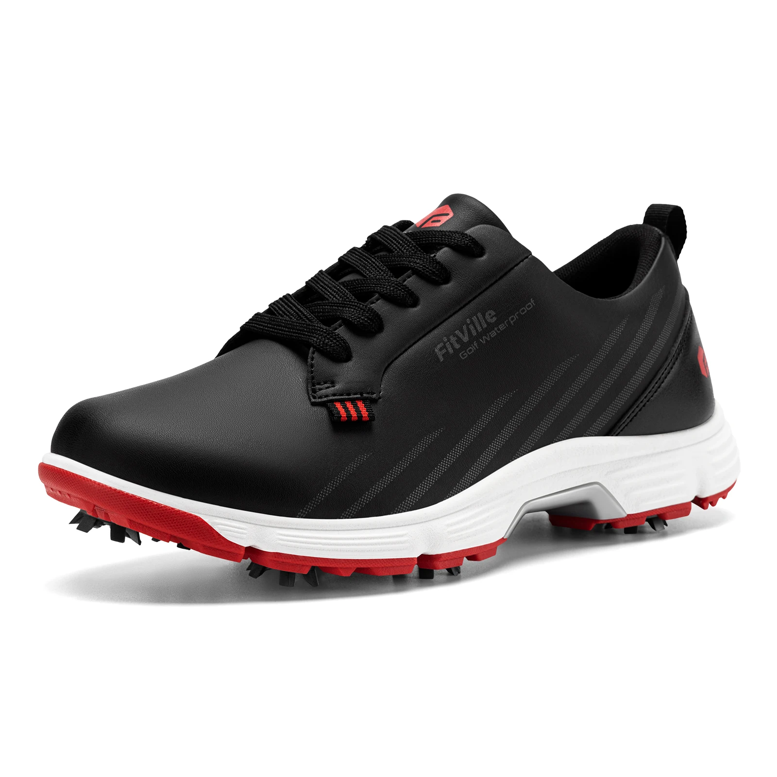 FitVille Waterproof Golf Shoes Wide Replaceable No-Slip Spikes Golf Shoes for Men Arch Support Cushioning Professional Sneakers
FitVille Waterproof Golf Shoes Wide Replaceable No-Slip Spikes Golf Shoes for Men Arch Support Cushioning Professional Sneakers