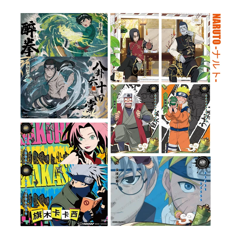 NARUTO kayou Anime Uzumaki Naruto Uchiha Sasuke Haruno Sakura Hatake Kakashi Suit Collection Card Toys Gift
NARUTO kayou Anime Uzumaki Naruto Uchiha Sasuke Haruno Sakura Hatake Kakashi Suit Collection Card Toys Gift