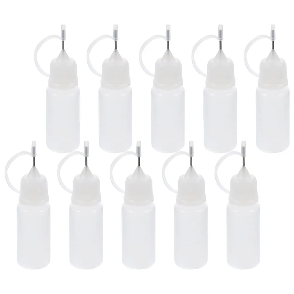 30 Pcs 10ml Needle Tip Glue Bottle Precision Fine Applicator Stainless Steel Squeeze Bottles for Liquids Oil Cosmetics
30 Pcs 10ml Needle Tip Glue Bottle Precision Fine Applicator Stainless Steel Squeeze Bottles for Liquids Oil Cosmetics