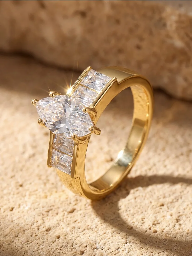 925 Sterling Silver Shiny Fashion Marquise Rectangle Zircon Ring For Women Anniversary Party Luxury High Quality Fine Jewelry
925 Sterling Silver Shiny Fashion Marquise Rectangle Zircon Ring For Women Anniversary Party Luxury High Quality Fine Jewelry
