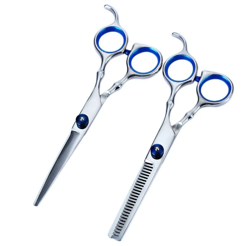 6-inch hair cutting scissors set, flat cutting teeth scissors, bangs thinning scissors, stainless steel scissors
6-inch hair cutting scissors set, flat cutting teeth scissors, bangs thinning scissors, stainless steel scissors