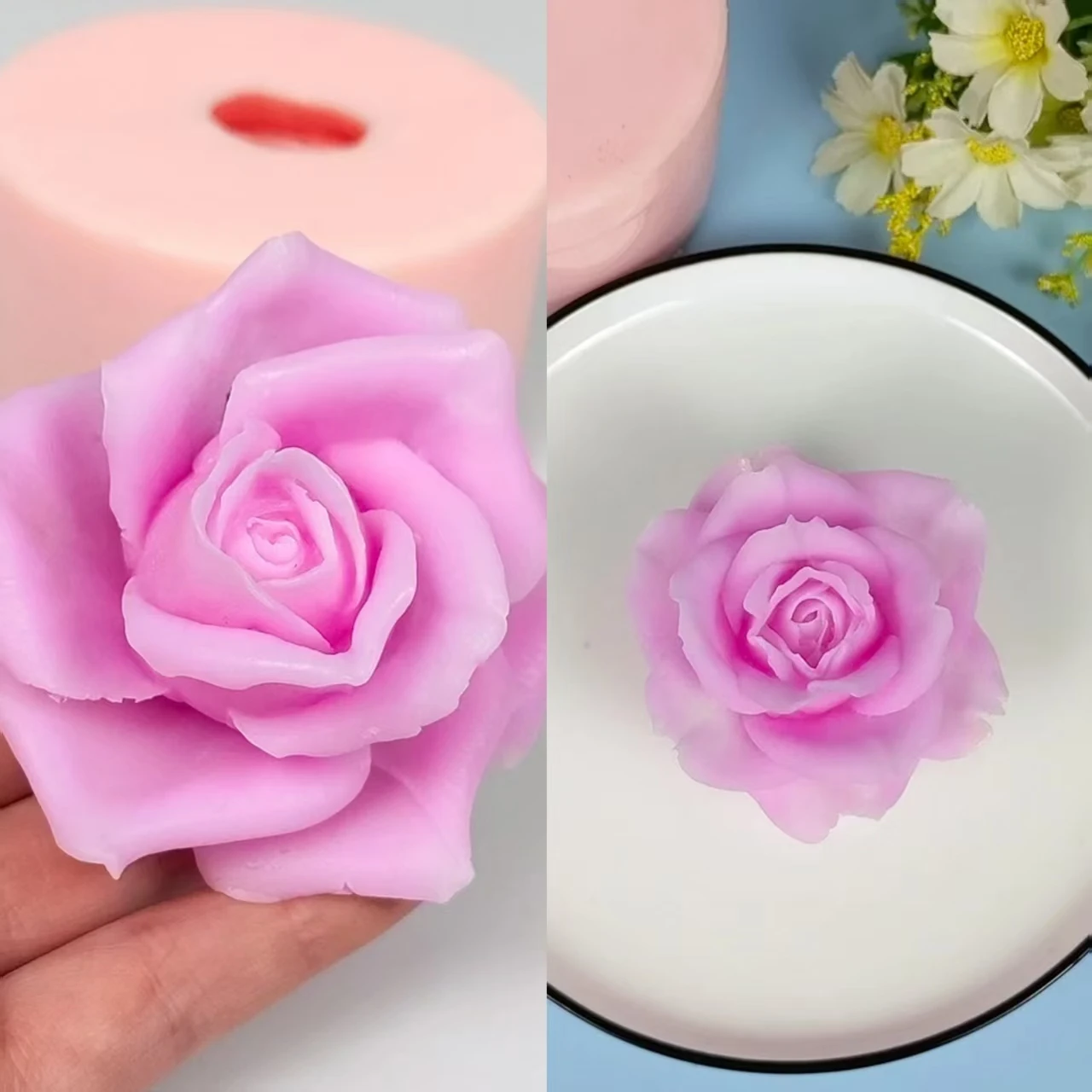 New productFlower Silicone Mold 3D Rose Fondant Cake Candle Soap Mould DIY Aromatherarpy Household Decoration Craft Tools
New productFlower Silicone Mold 3D Rose Fondant Cake Candle Soap Mould DIY Aromatherarpy Household Decoration Craft Tools