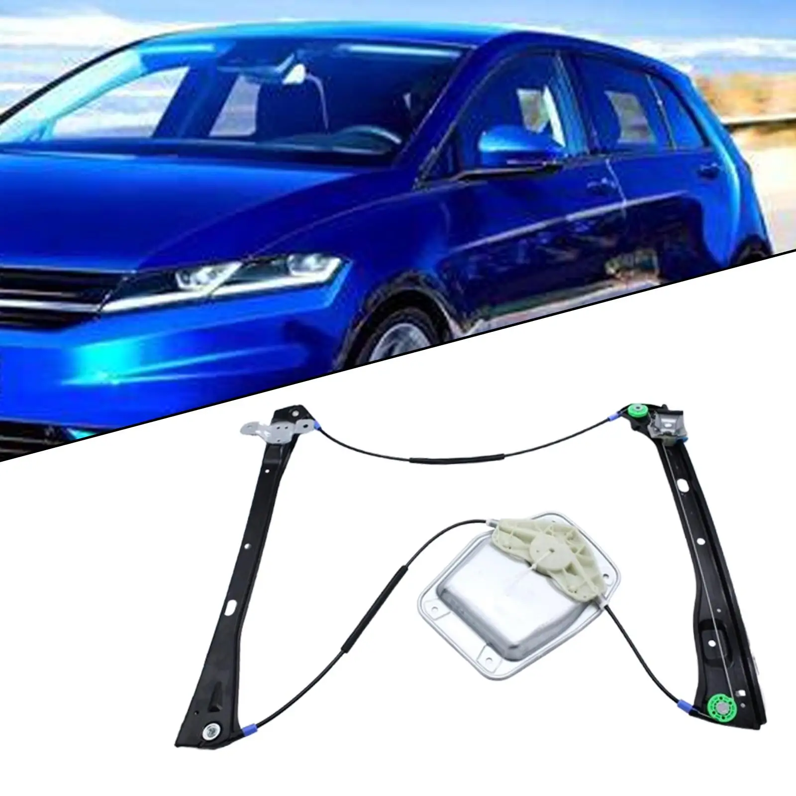 Front Right Power Window Regulator Assembly Metal Panel Without Motor for Golf Mk5 Accessories
Front Right Power Window Regulator Assembly Metal Panel Without Motor for Golf Mk5 Accessories