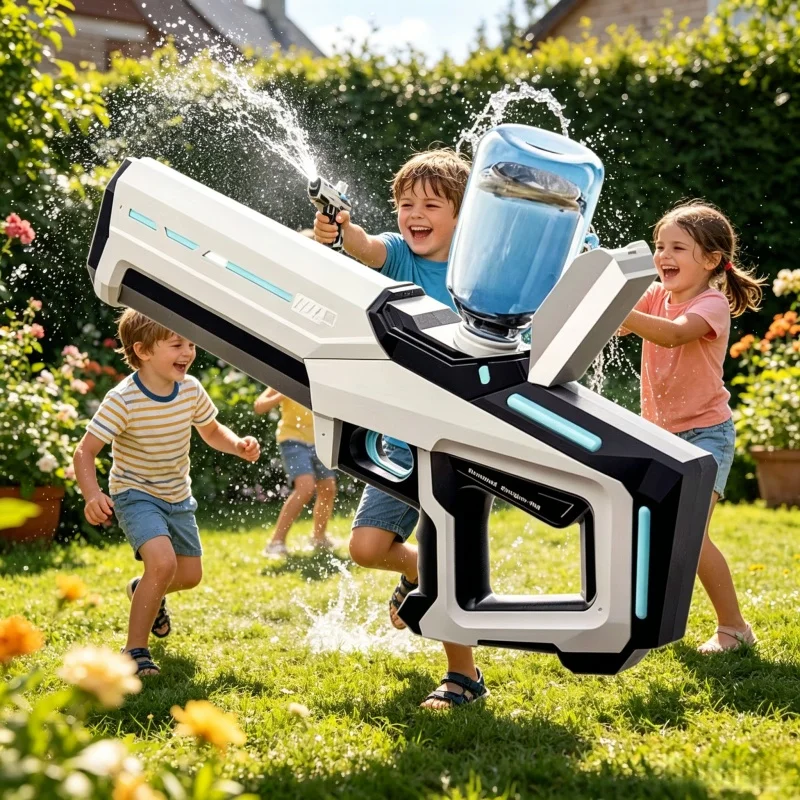 Children Electric Water Guns Shooting Game Toy Powerful Automatic Water Blaster Summer Outdoor Beach Pool Toys for Kids Gifts
Children Electric Water Guns Shooting Game Toy Powerful Automatic Water Blaster Summer Outdoor Beach Pool Toys for Kids Gifts