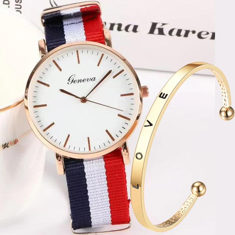 Luxury Women Watches Canvas Strap Fashion Ladies Quartz Wristwatch Simple Gold Casual Watch Female Clock Gifts Montre Femme
Luxury Women Watches Canvas Strap Fashion Ladies Quartz Wristwatch Simple Gold Casual Watch Female Clock Gifts Montre Femme