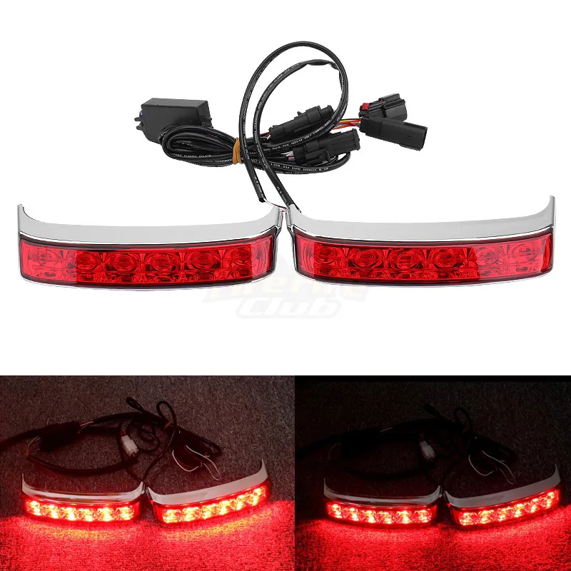 Motorcycle Luggage Saddlebag Led Turn Run Brake Rear Tail Light For Harley Touring Road King Street Glide CVO Limited 2014-2022
Motorcycle Luggage Saddlebag Led Turn Run Brake Rear Tail Light For Harley Touring Road King Street Glide CVO Limited 2014-2022
