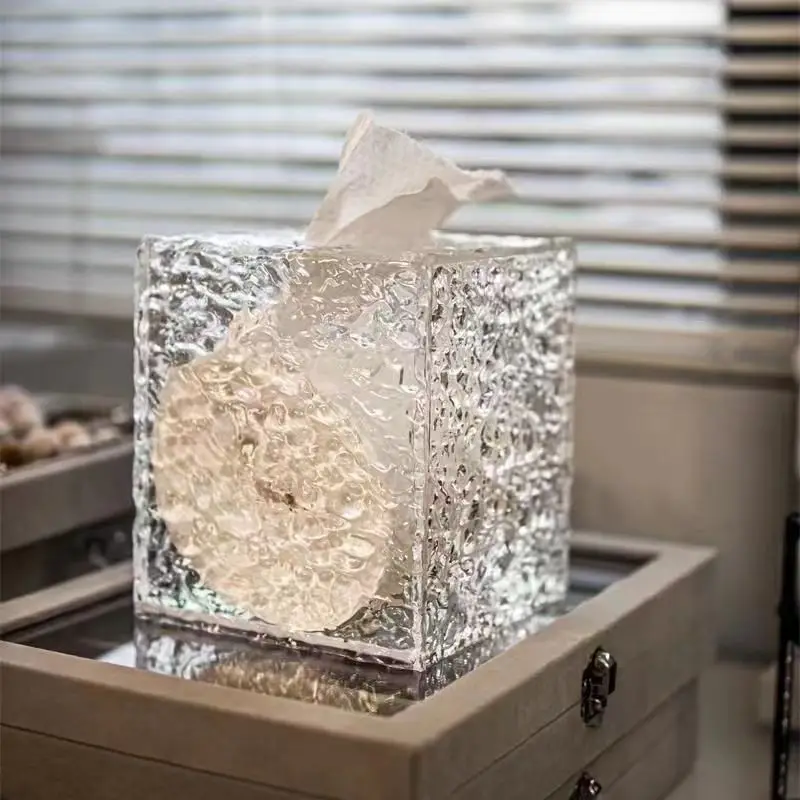 Modern Acrylic Tissue Box Handmade Irregular Relief Decor Living Room Paper Boxes Western Restaurant Desktop Napkin Organizer
Modern Acrylic Tissue Box Handmade Irregular Relief Decor Living Room Paper Boxes Western Restaurant Desktop Napkin Organizer