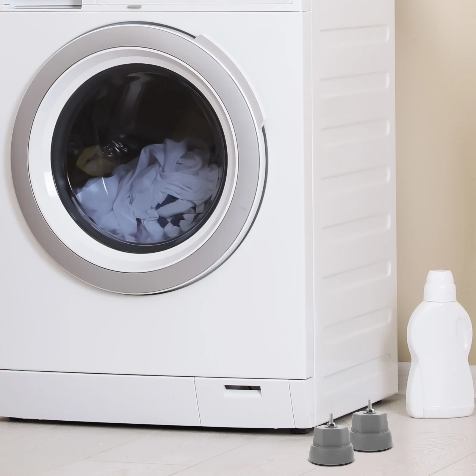 4 шт. антивибрационные подставки-стабилизаторы для стиральной машины, нескользящие, амортизирующие, для снижения шума и выравнивания
4 шт. антивибрационные подставки-стабилизаторы для стиральной машины, нескользящие, амортизирующие, для снижения шума и выравнивания