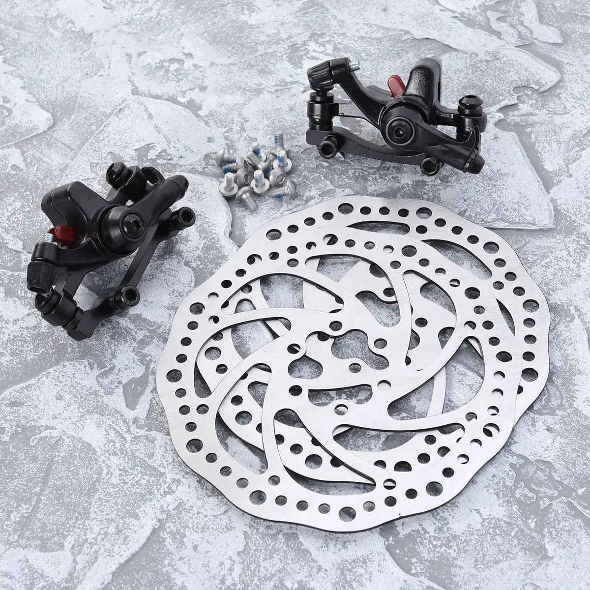 Complete Rear Disc Brake Kit 160Mm for Mountain Bikes High Quality Stainless Steel Rotors Aluminum Calipers Test Ride
Complete Rear Disc Brake Kit 160Mm for Mountain Bikes High Quality Stainless Steel Rotors Aluminum Calipers Test Ride