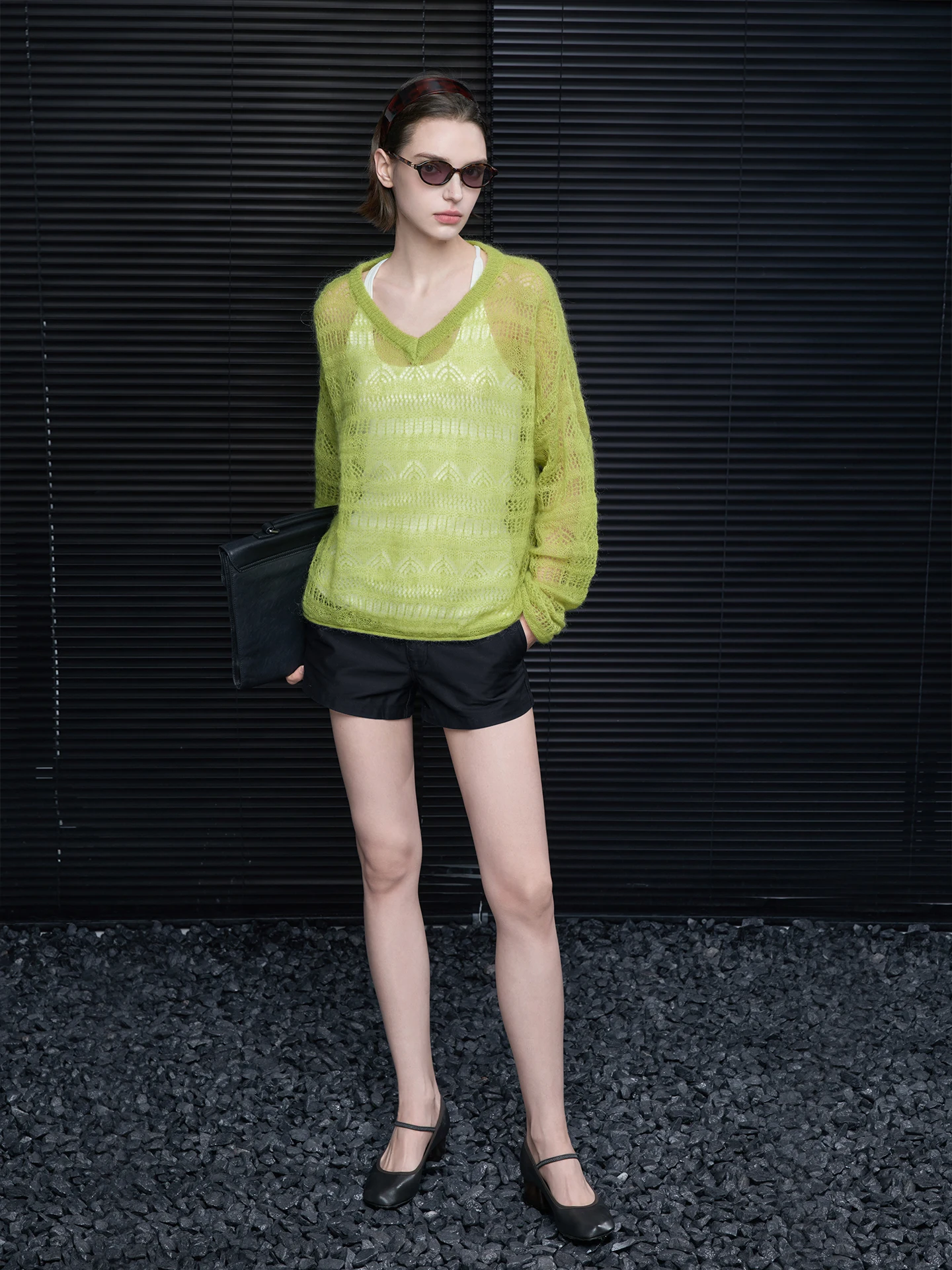 Women's Wool V-Ne Knitted Sweater Hollow out Design Spring 2026 Faionable Layering Street Sle Loose Fit Long Sve
Women's Wool V-Ne Knitted Sweater Hollow out Design Spring 2026 Faionable Layering Street Sle Loose Fit Long Sve