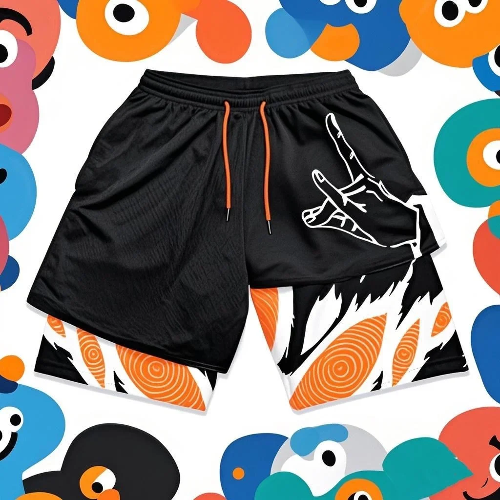 Fashion 2-in-1 Men's Fitness Running Shorts Gym Sports Quick-Drying Motorcycle Shorts Lined Summer Casual Printed Shorts
Fashion 2-in-1 Men's Fitness Running Shorts Gym Sports Quick-Drying Motorcycle Shorts Lined Summer Casual Printed Shorts