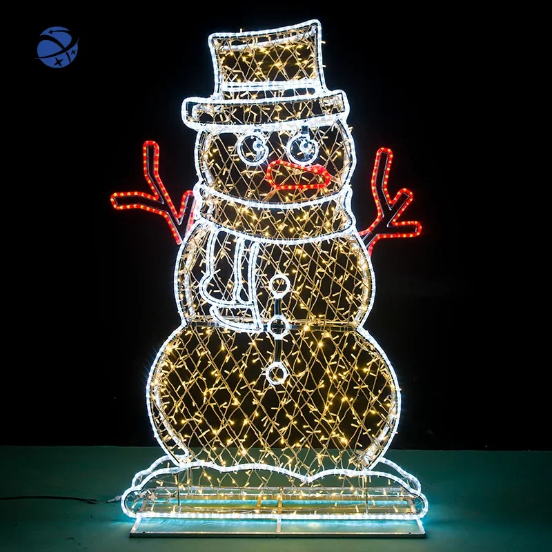High Quality Wholesale LED 3D Acrylic Lighting Christmas Holiday Decor Snowman Motif Lights
High Quality Wholesale LED 3D Acrylic Lighting Christmas Holiday Decor Snowman Motif Lights