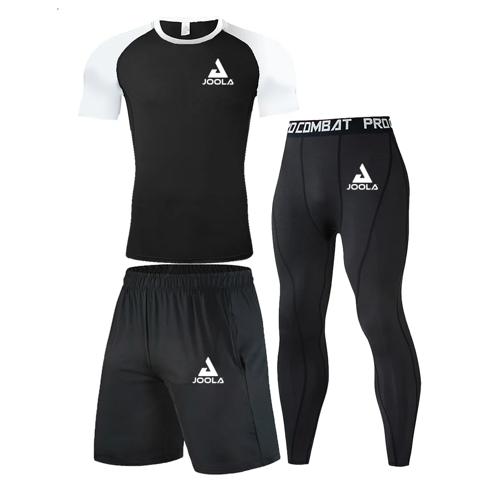 JOOLA 3 in 1 Men's Sports Suit, Moisture Wicking Compression Shirt, Tights & Shorts, Professional Table Tennis Training Outfit f
JOOLA 3 in 1 Men's Sports Suit, Moisture Wicking Compression Shirt, Tights & Shorts, Professional Table Tennis Training Outfit f