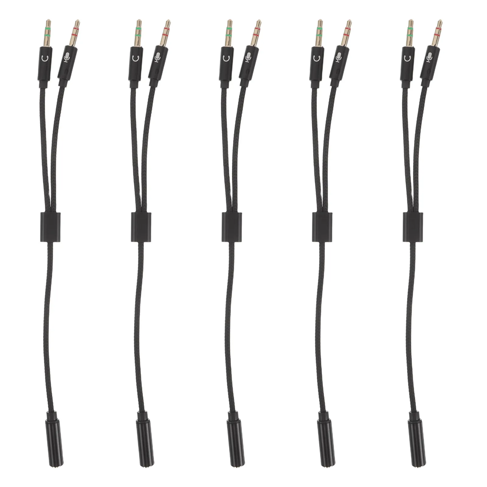 5Pcs Plug and Play Headset Cable Splitter 3.5mm Female to Male Mic and Audio Adapter for Gaming Streaming Online Classes Office
5Pcs Plug and Play Headset Cable Splitter 3.5mm Female to Male Mic and Audio Adapter for Gaming Streaming Online Classes Office