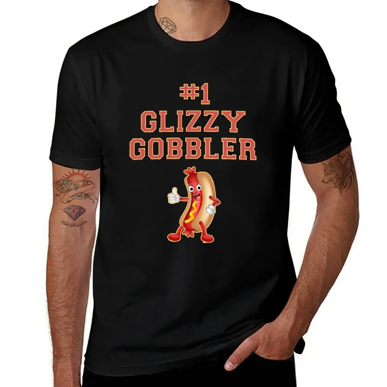 Футболка Glizzy Gobbler Number One Hot Dog Weiner Eater, мужская повседневная мужская футболка для мужчин, футболка
Футболка Glizzy Gobbler Number One Hot Dog Weiner Eater, мужская повседневная мужская футболка для мужчин, футболка