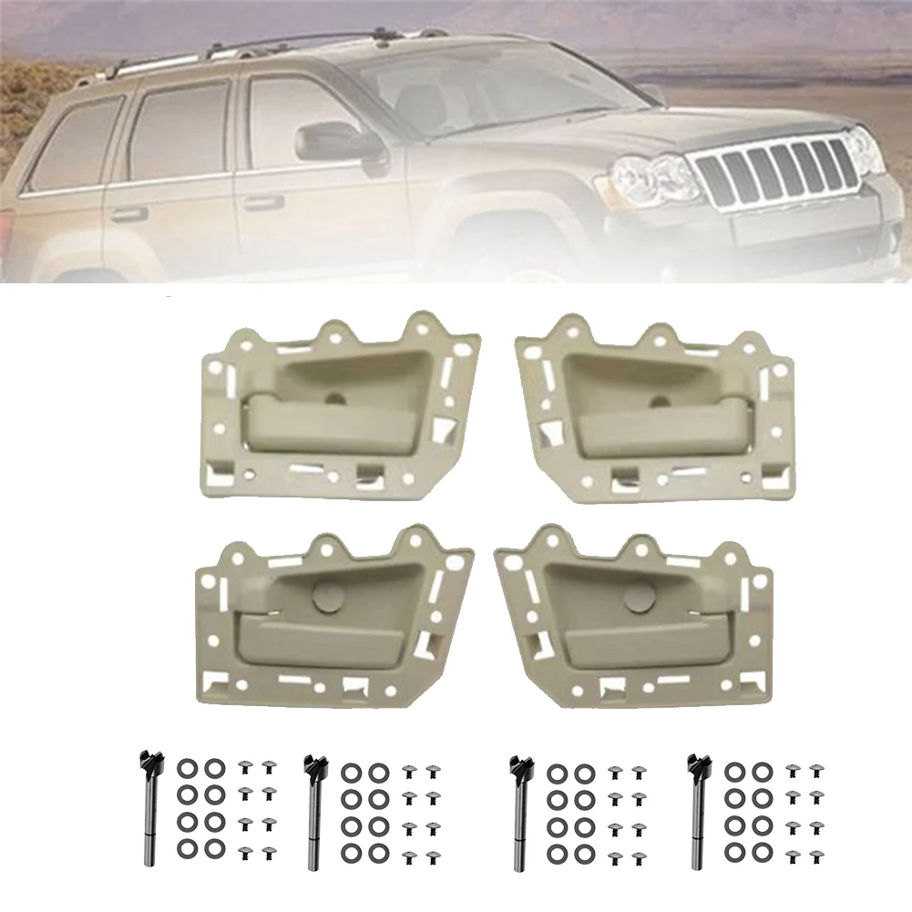 Portable Inner Door Handle Pull Kit 4Pcs Beige For Jeep Grand Cherokee 2005-2010 1JV471J3AA 1JV461J3AA 5HR411J3AK 5HR421J3AK
Portable Inner Door Handle Pull Kit 4Pcs Beige For Jeep Grand Cherokee 2005-2010 1JV471J3AA 1JV461J3AA 5HR411J3AK 5HR421J3AK