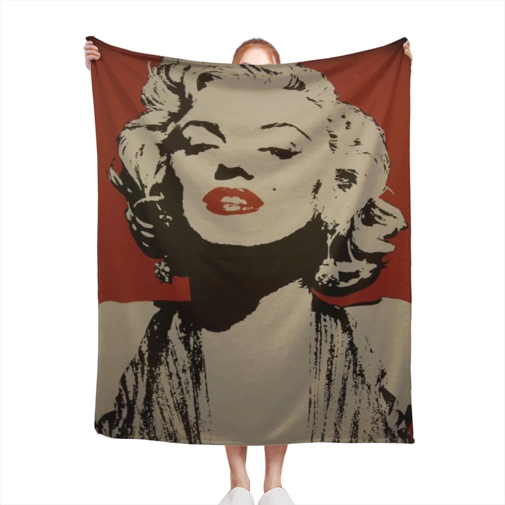 Marilyn Andy Warhol Blanket Flange Textile Decor Portable Super Soft Throw Blankets for Home Office Plush Thin Quilt
Marilyn Andy Warhol Blanket Flange Textile Decor Portable Super Soft Throw Blankets for Home Office Plush Thin Quilt