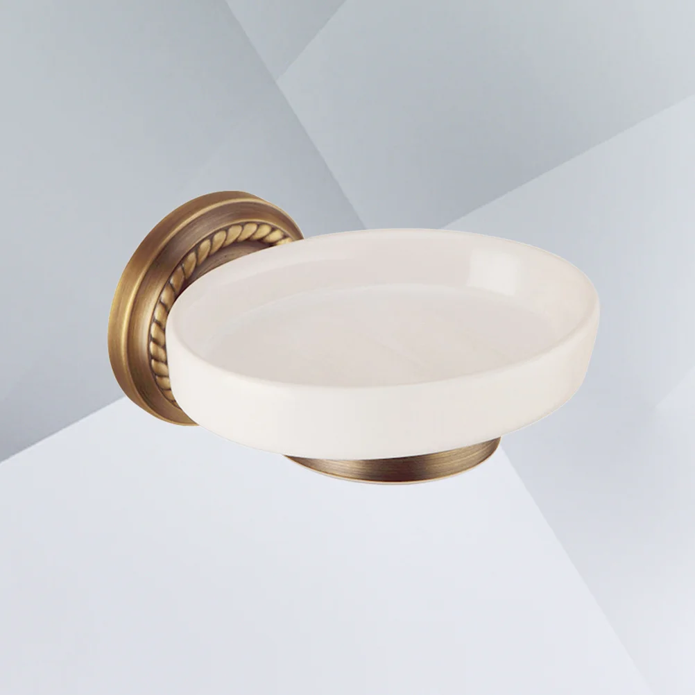 Copper Ceramic Soap Dish Wall Mounted Holder Elegant Bathroom Accessory Space Saving Design Soap Holder
Copper Ceramic Soap Dish Wall Mounted Holder Elegant Bathroom Accessory Space Saving Design Soap Holder