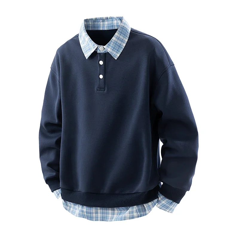 Весенне-осенняя новая мужская толстовка с лацканами, модная лоскутная цветная универсальная и повседневная американская свободная толстовка с длинными рукавами
Весенне-осенняя новая мужская толстовка с лацканами, модная лоскутная цветная универсальная и повседневная американская свободная толстовка с длинными рукавами