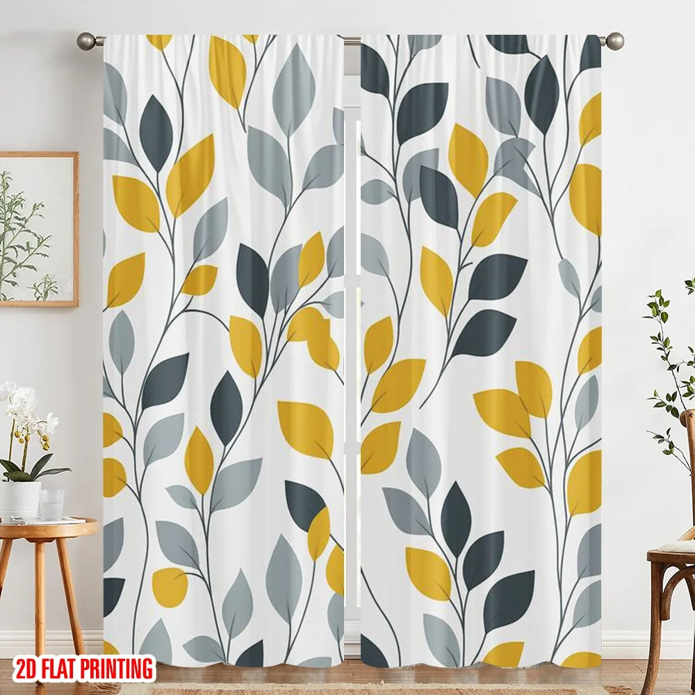2pc,2D plane printing Curtains Digital Printed Leafy Harmony Polyester (without rod) Holiday Perfect for Bedroom, Kitchen,
2pc,2D plane printing Curtains Digital Printed Leafy Harmony Polyester (without rod) Holiday Perfect for Bedroom, Kitchen,