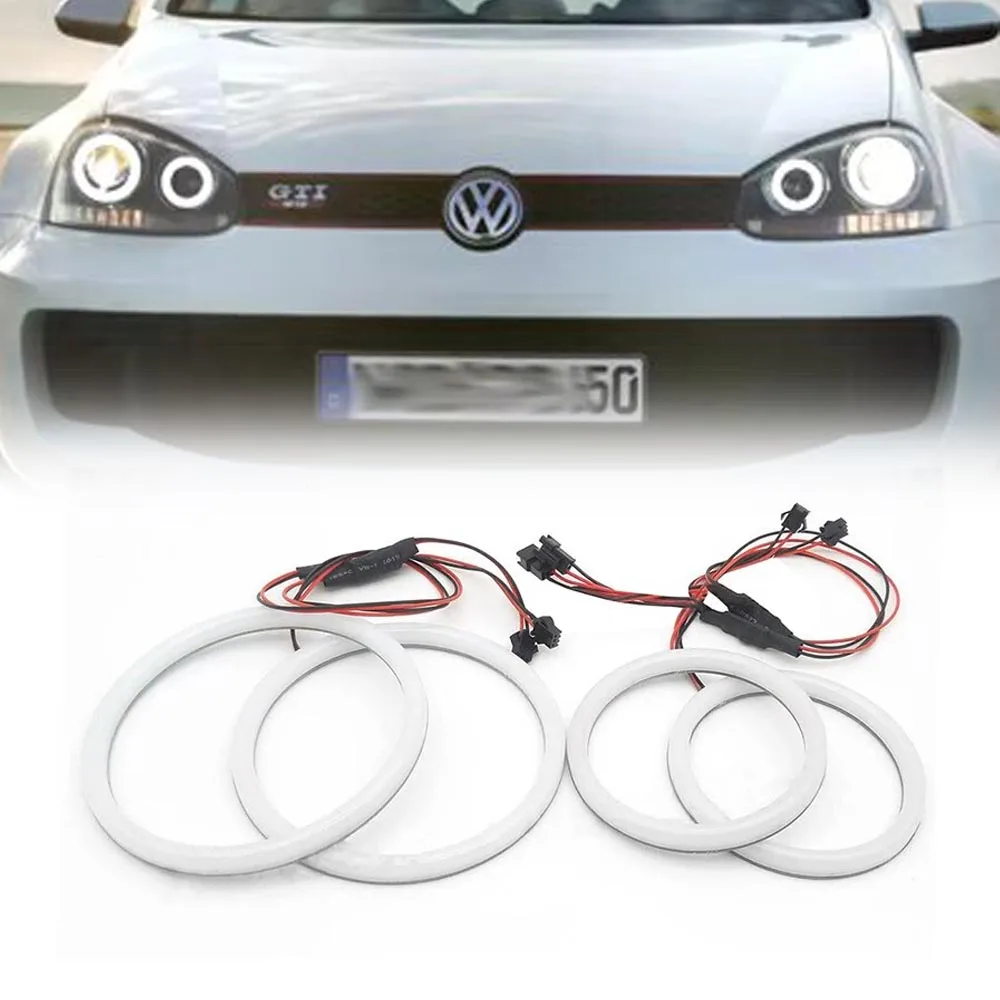 4x LED Angel Eyes Headlight For VW Volkswagen Golf MK4 1J 1997-2004 Golf MK5 1K 2004-2009 R32 GTI Halo Rings Cotton Light Canbus
4x LED Angel Eyes Headlight For VW Volkswagen Golf MK4 1J 1997-2004 Golf MK5 1K 2004-2009 R32 GTI Halo Rings Cotton Light Canbus