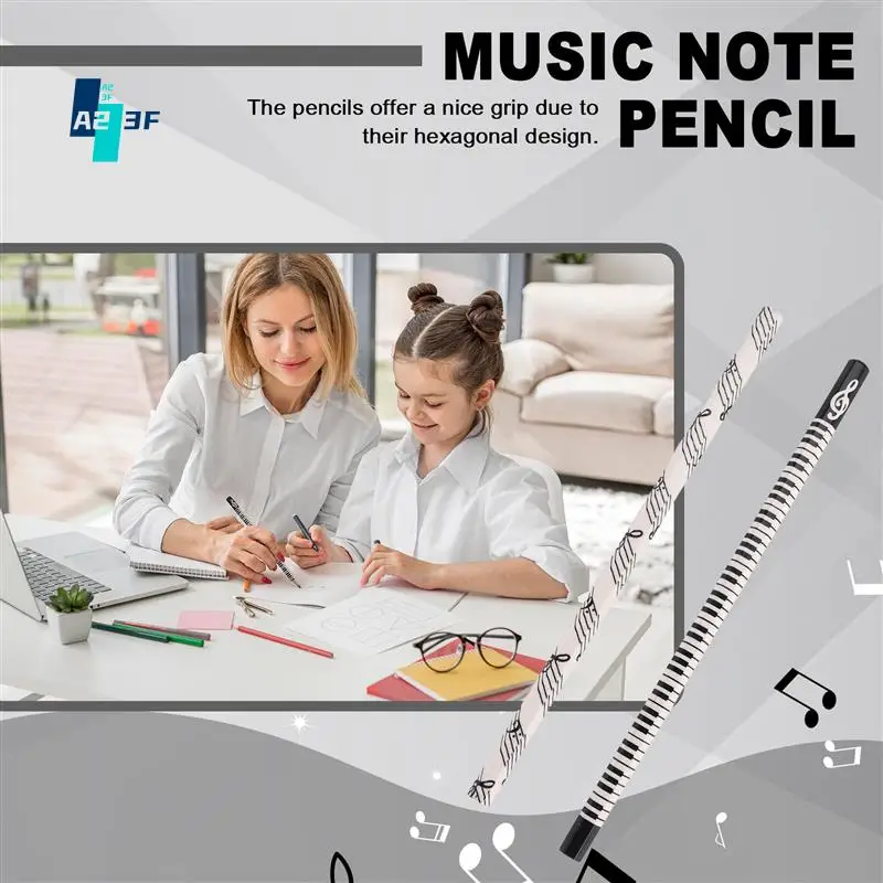 A23F-Music Pencils Music Note Pencil With Music Themed Erasers Wood Pencils Bulk Keyboard Fun Pencils Erasers Gift
A23F-Music Pencils Music Note Pencil With Music Themed Erasers Wood Pencils Bulk Keyboard Fun Pencils Erasers Gift