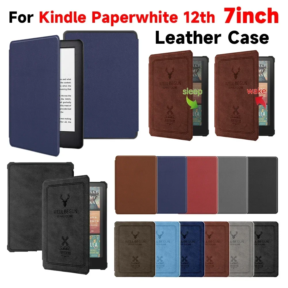 Умный чехол для электронной книги с автоматическим режимом сна и пробуждениями, противоударный чехол для Kindle Paperwhite 12-го поколения 2024, выпущенный 7 дюймов
Умный чехол для электронной книги с автоматическим режимом сна и пробуждениями, противоударный чехол для Kindle Paperwhite 12-го поколения 2024, выпущенный 7 дюймов