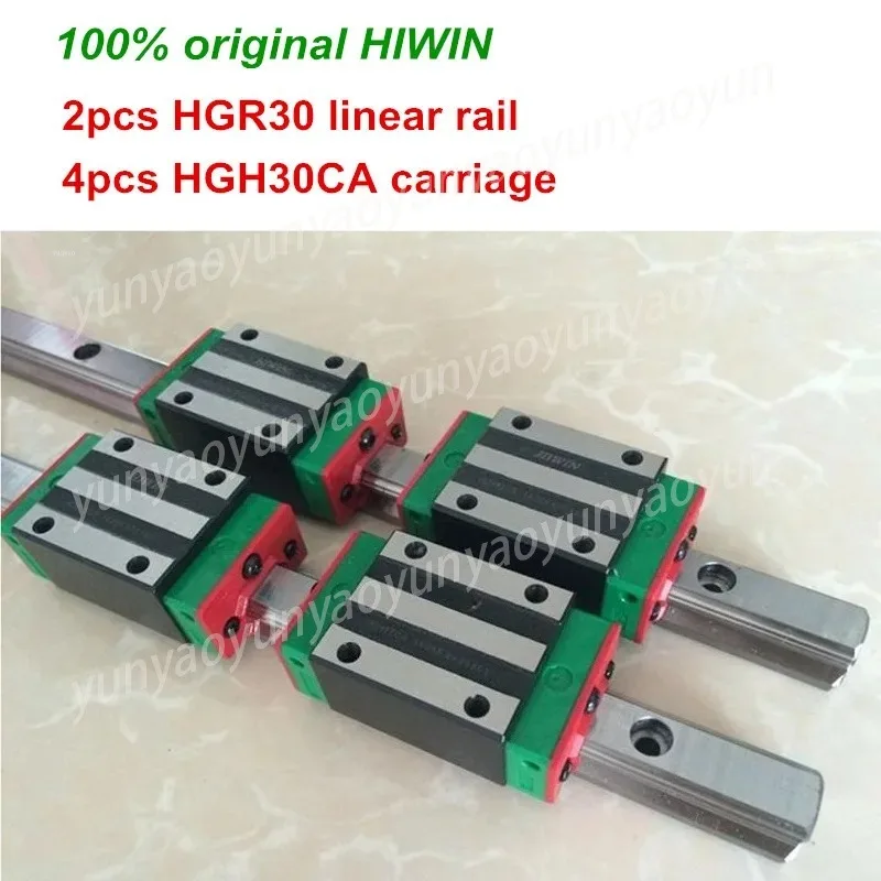 HGR30 200-1500mm Linear Rail 2pcs Plus 4pcs HGH30CA HGW30CA Standard Carriage for Industrial CNC Application
HGR30 200-1500mm Linear Rail 2pcs Plus 4pcs HGH30CA HGW30CA Standard Carriage for Industrial CNC Application