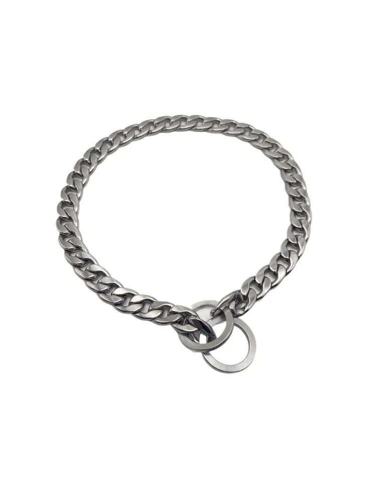*Explosion proof shock training dog stainless steel P-chain large dog neck chain dog chain P-shaped metal collar
*Explosion proof shock training dog stainless steel P-chain large dog neck chain dog chain P-shaped metal collar