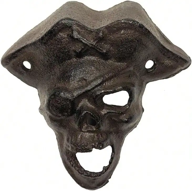 Treasure Gurus Pirate Skull Wall Mount Beer Soda Bottle Opener Bartender Home Bar Accessories Beach House Decor
Treasure Gurus Pirate Skull Wall Mount Beer Soda Bottle Opener Bartender Home Bar Accessories Beach House Decor