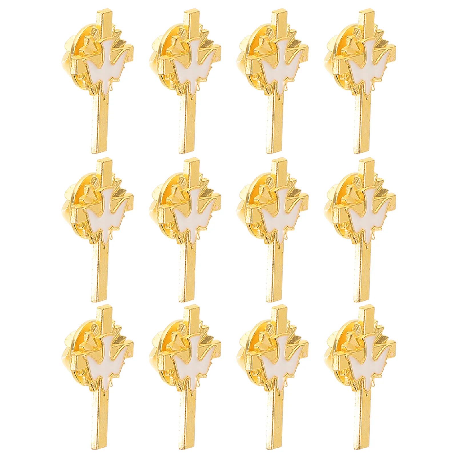 12Pcs Peace Dove Brooch Cross Pins Retro Alloy Lapel Pins for Clothes Bags Hats Funeral Religious Accessories Dove Brooch
12Pcs Peace Dove Brooch Cross Pins Retro Alloy Lapel Pins for Clothes Bags Hats Funeral Religious Accessories Dove Brooch