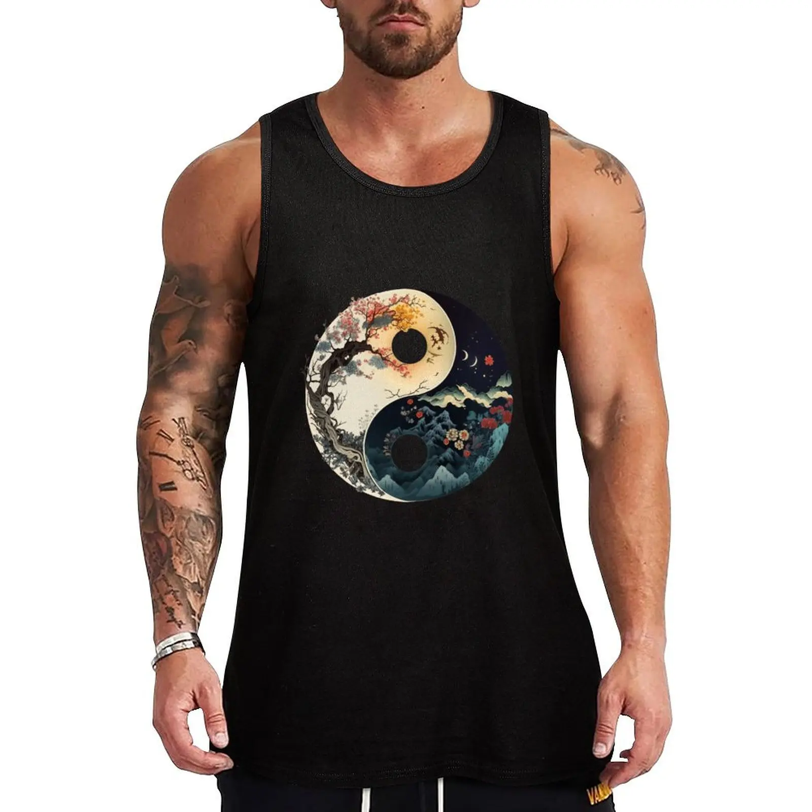 Yin Yang - Mountains and Forest Tank Top Simple Tank Top Basic Regular Fit Casual Undershirt
Yin Yang - Mountains and Forest Tank Top Simple Tank Top Basic Regular Fit Casual Undershirt