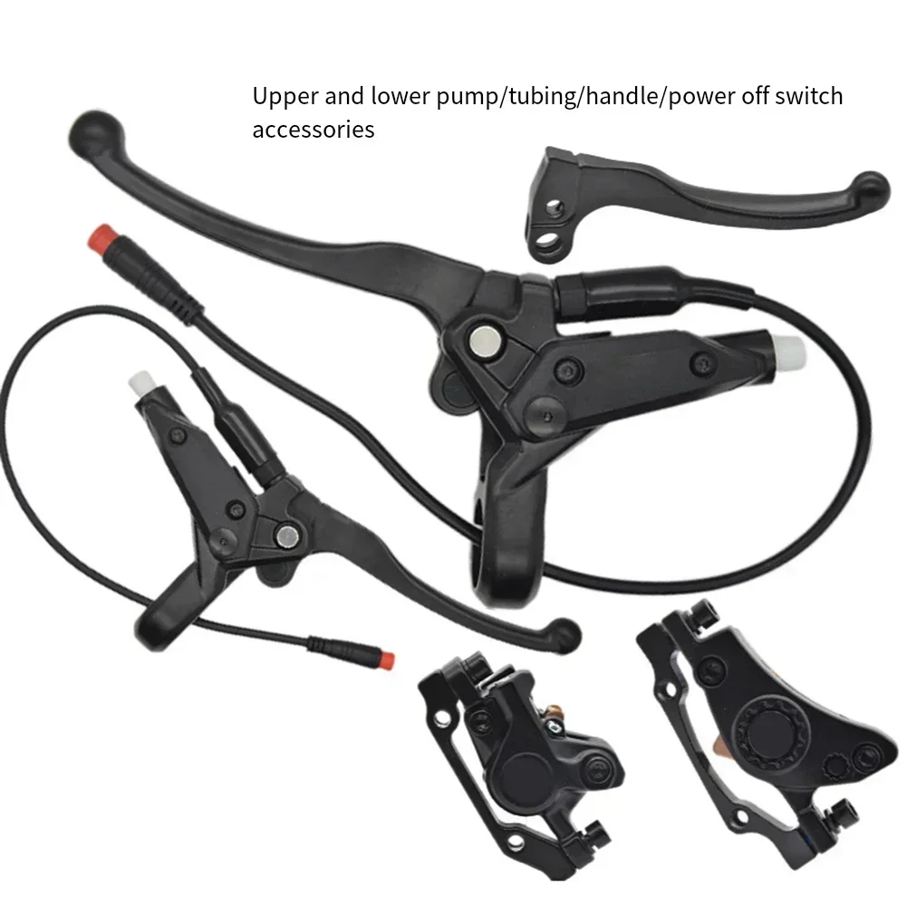 E-Bike Hydraulic Brake E-Bike Brake Accessories 2pin Waterproof Plug 390g/pair Weight Aluminum Alloy Handle Easy To Install
E-Bike Hydraulic Brake E-Bike Brake Accessories 2pin Waterproof Plug 390g/pair Weight Aluminum Alloy Handle Easy To Install